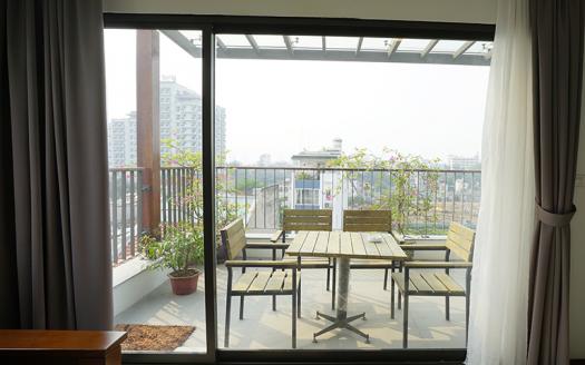 Beautiful Terrace one bedroom apartment Tay Ho area