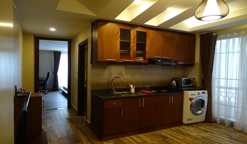 Elegant one- bedroom apartment for rent in Dao Tan, Ba Dinh
