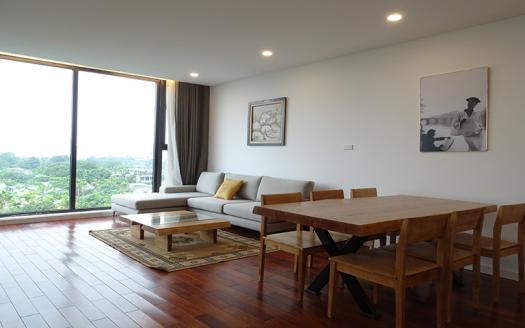 Elegant two-bedroom apartment for rent in Xom Chua, Tay Ho