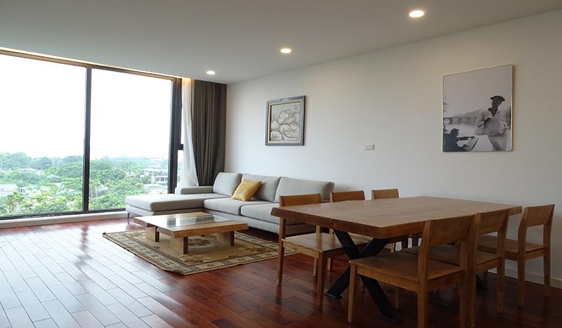Elegant two-bedroom apartment for rent in Xom Chua, Tay Ho