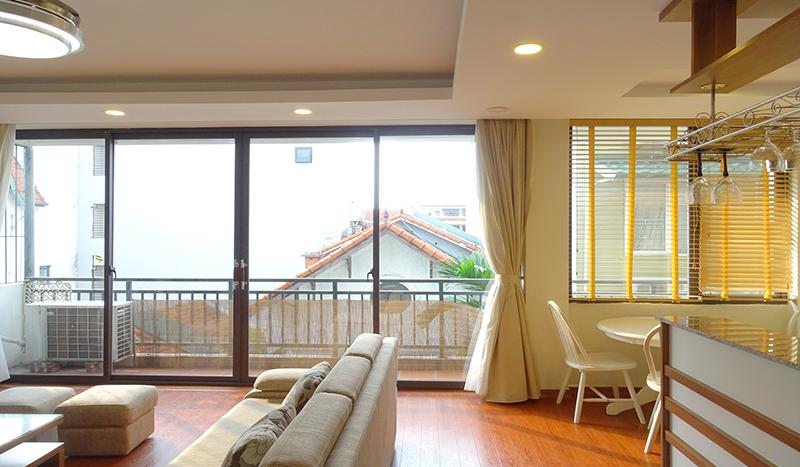 Full- furnished two- bedroom apartment for rent in To Ngoc Van, Tay Ho