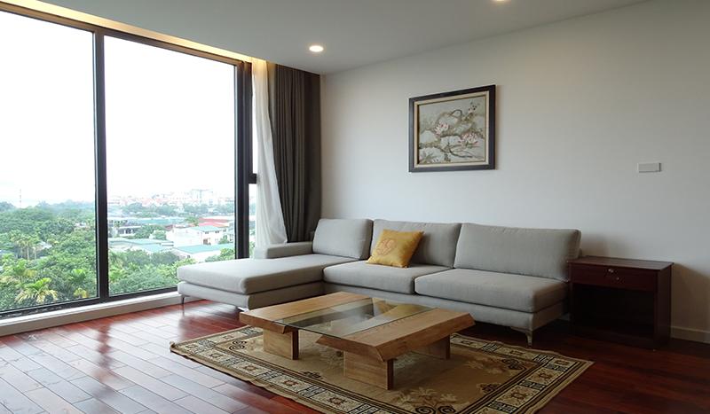 Open-view 2 bedrooms apartment Tay Ho district for rent