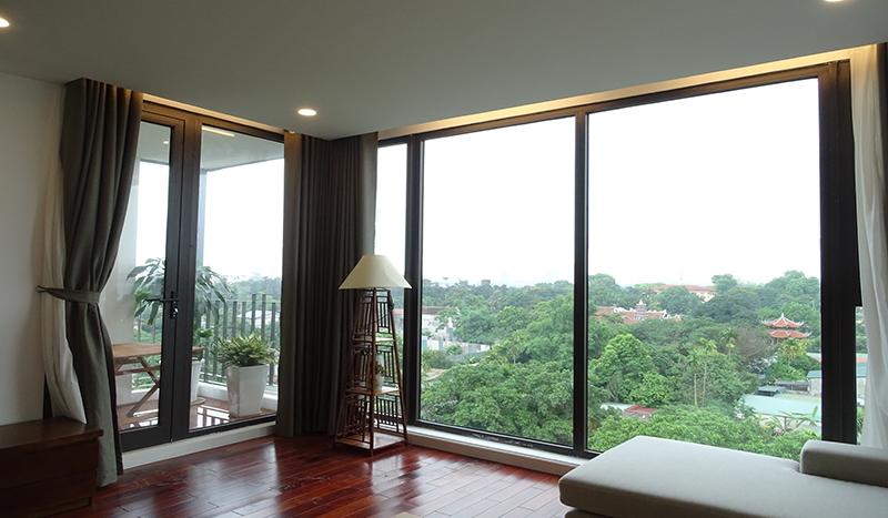 Open-view 2 bedrooms apartment Tay Ho district for rent