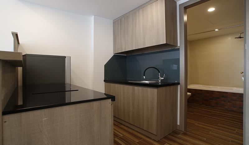 furnished one-bed studio apartment Cau Giay for rent