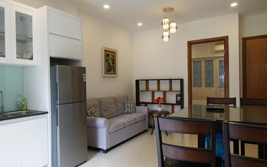 Good-viewed two-bedroom apartment Hoan Kiem, Pham Ngu Lao for rent