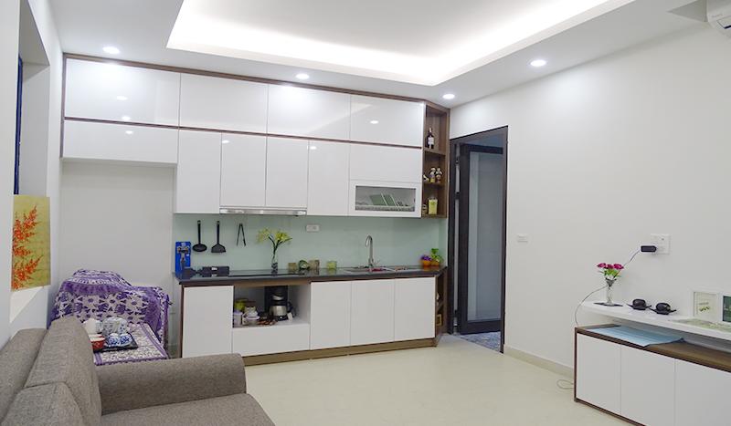 Furnished apartment in Tay Ho, Xom Chua near Westlake with big garage