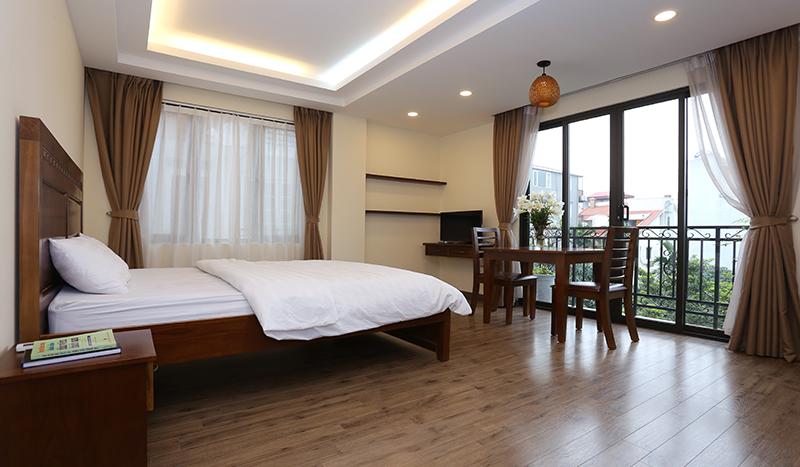 Beautiful open view studio apartment Tay Ho very bright