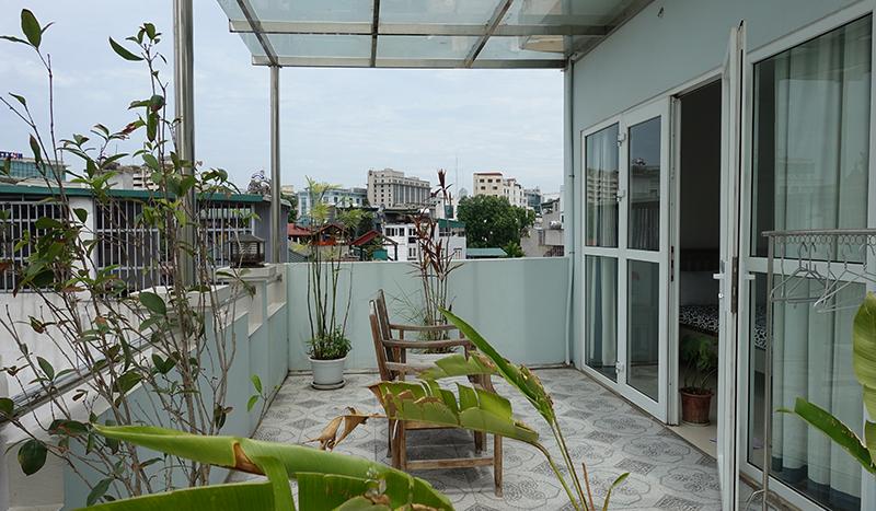 Big terrace with open view studio Hoan Kiem near Hanoi opera