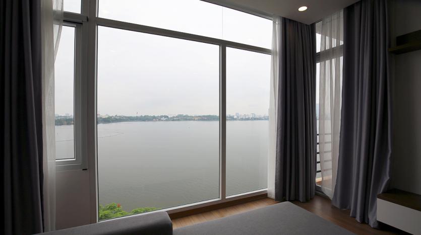 Top-quality two-bed serviced Westlake apartment Hanoi with lake views