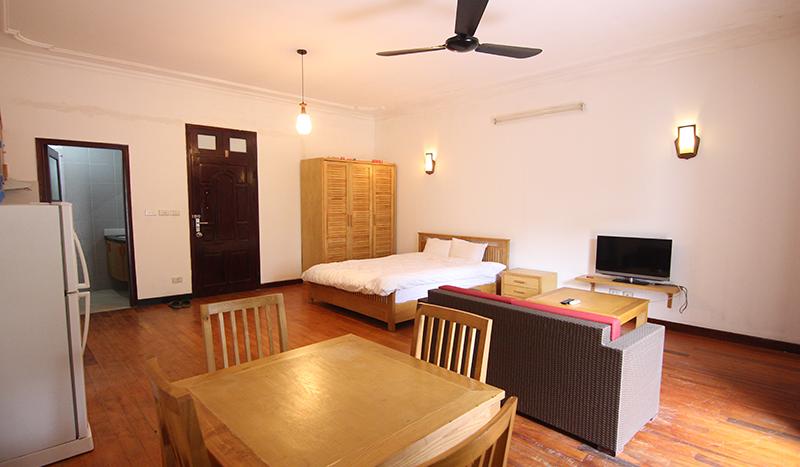 Furnished one-bed studio Tay Ho near Elegant Suite