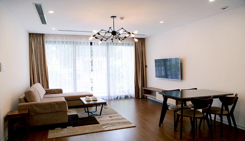 Graceful-balcony two-bedroom serviced apartment Tay Ho