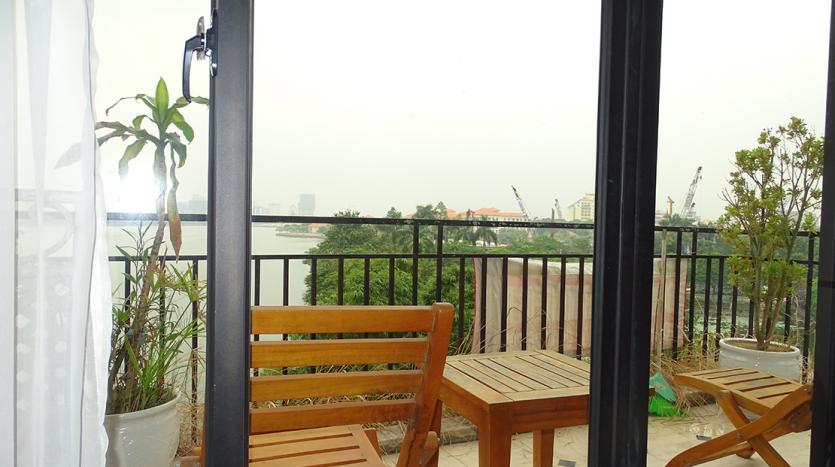 Lake-view two-bedroom serviced apartment Tay Ho