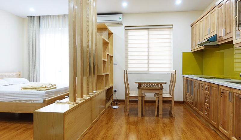 Nicely studio apartment Tay Ho very tidy and clean.