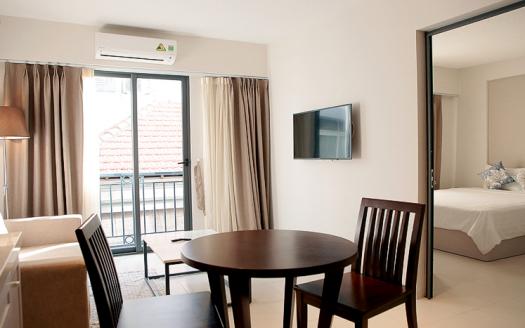 One bedroom serviced apartment Tay Ho to rent is astonishing