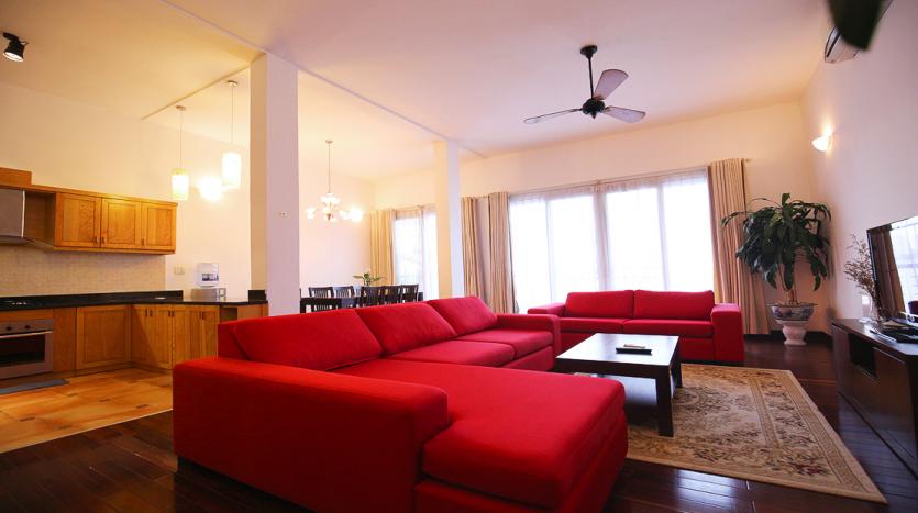 Three-bedroom serviced apartment lake-view Tay Ho