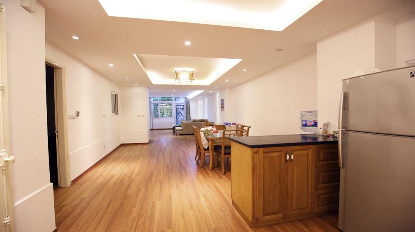 Two-bedroom serviced apartment Westlake, Hanoi at ground floor