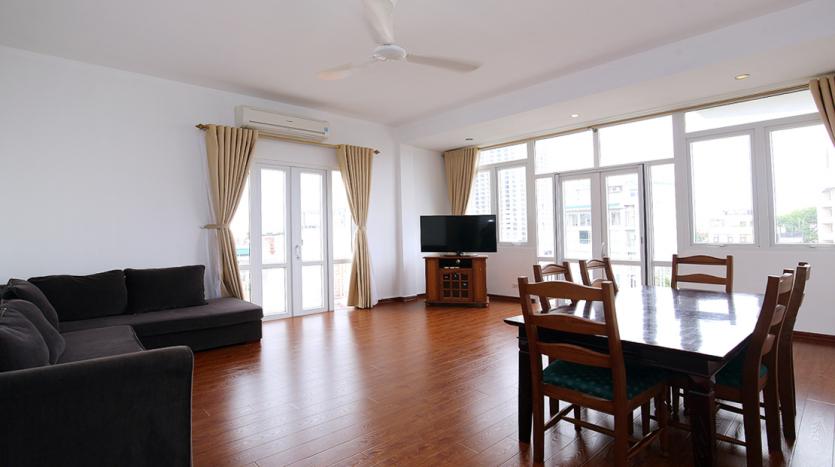 Two bedrooms serviced apartment Westlake, Hanoi | Balcony with views