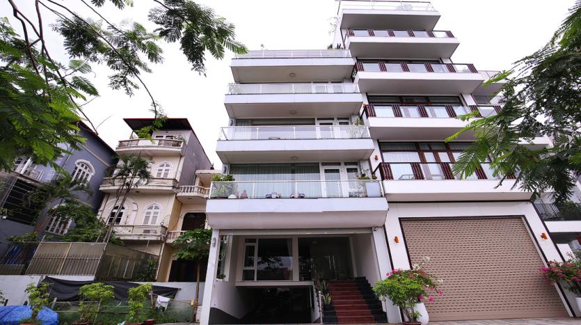 ground floor two-bedroom apartment Tay Ho Hanoi lake view