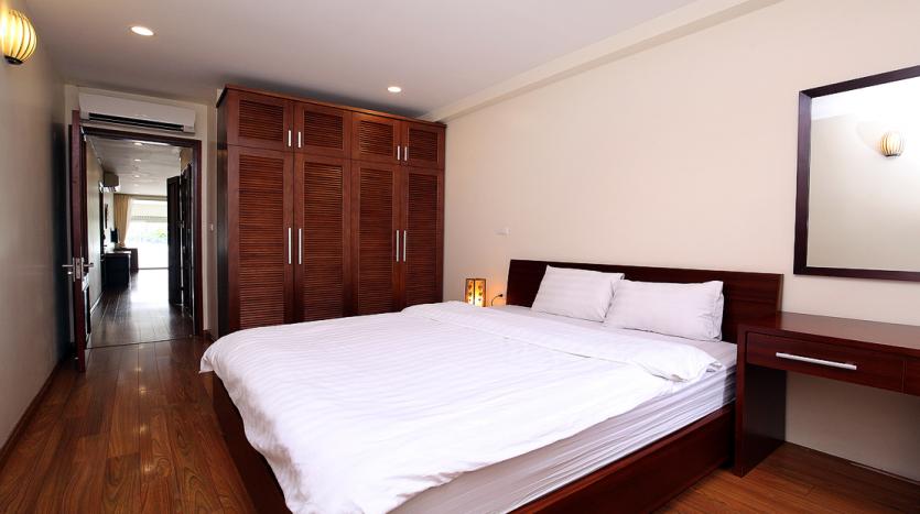 ground floor two-bedroom apartment Tay Ho Hanoi lake view