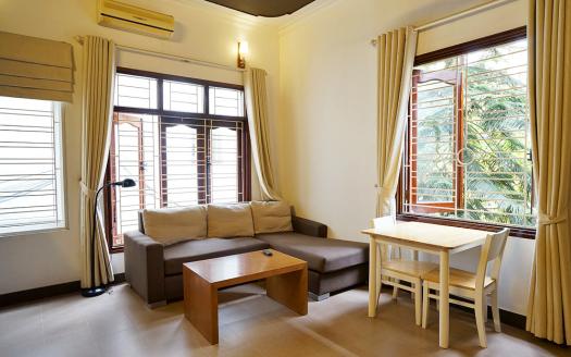 one-bedroom budget serviced apartment for rent Tay Ho Hanoi