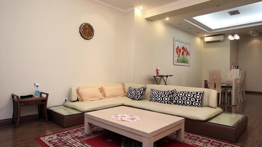 open view three-bedroom apartment for rent Ciputra Hanoi