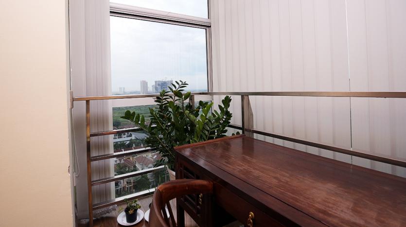 open view three-bedroom apartment for rent Ciputra Hanoi