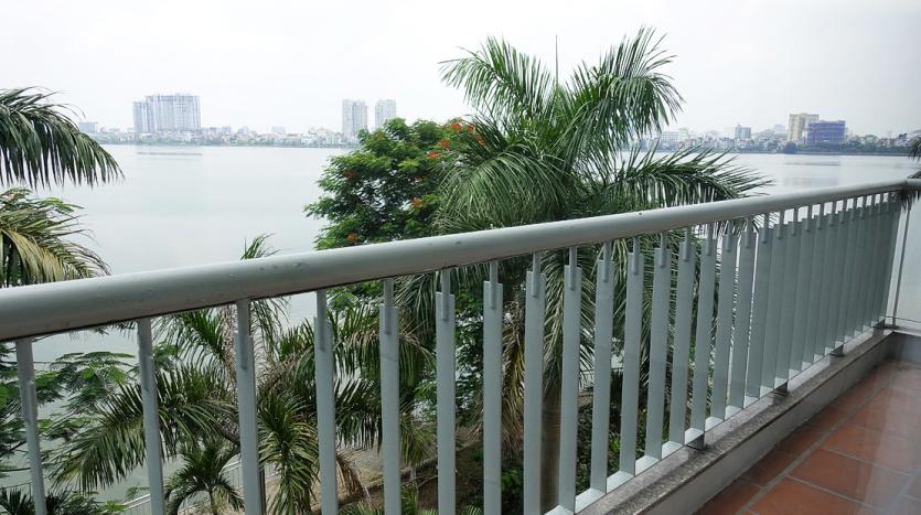 partly furnished house for rent with lake view Tay Ho