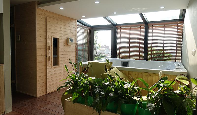 sauna massage two-bedroom serviced apartment with lake view in Tay Ho