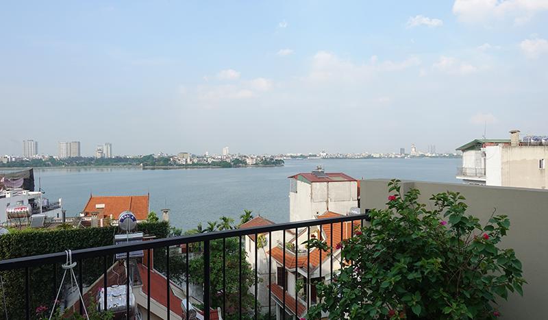 two-bedroom serviced apartment with lake view in Tay Ho