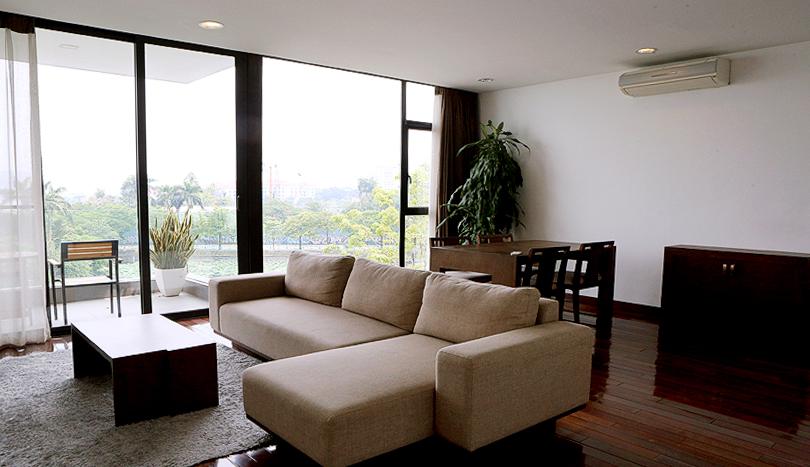 two-bedroom serviced apartment with lake view in Tay Ho