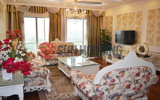 04-bedroom apartment Ciputra for lease in E4 Tower with charming classic design