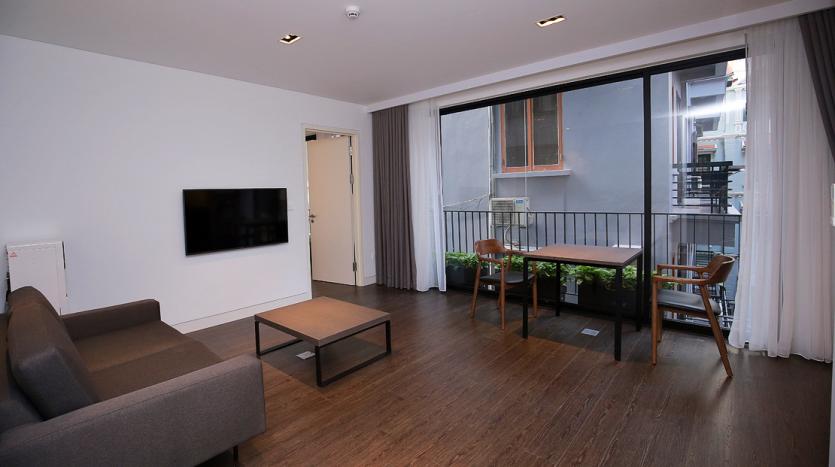 One-bedroom serviced apartment Westlake | Modern coffee brown designed