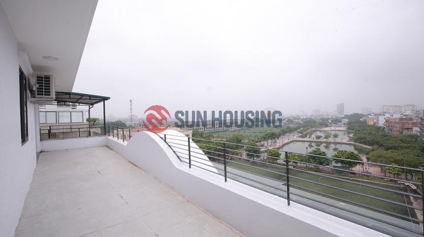 penthouse apartment in Tay Ho for rent 2 bedrooms lake view open view city view