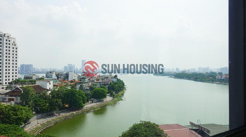 Scandinavian two-bedroom serviced apartment Westlake, Hanoi, lake view