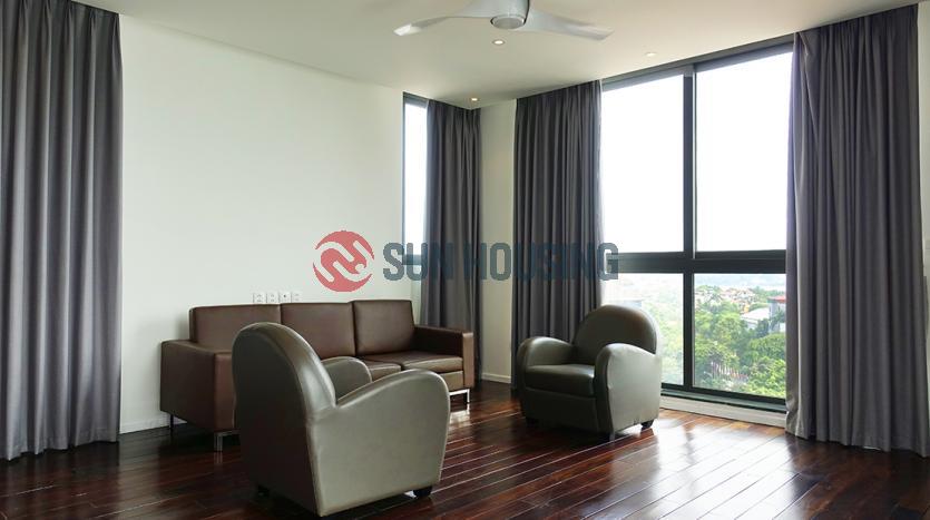 Scandinavian two-bedroom serviced apartment Westlake, Hanoi, lake view