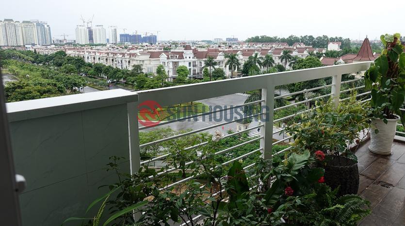 Apartment Ciputra Hanoi E building | Bright, airy and green balcony