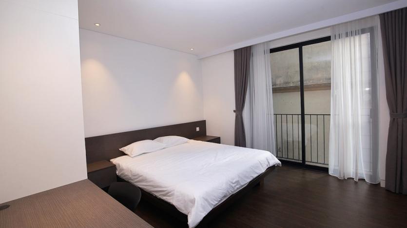 One-bedroom serviced apartment Westlake | Modern coffee brown designed