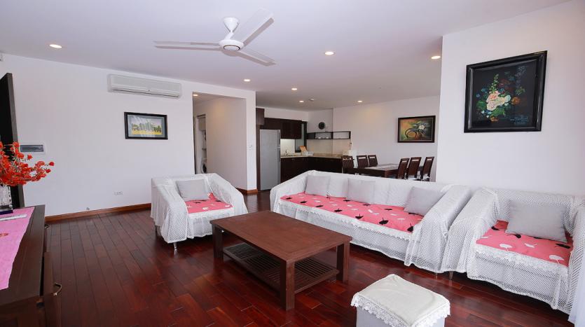 Three-bedroom serviced aprtment Westlake, Hanoi.