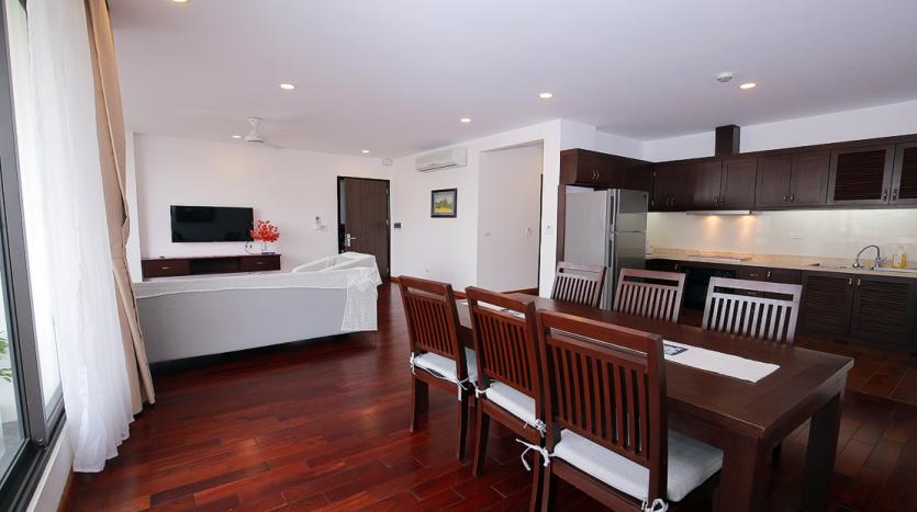 Three-bedroom serviced aprtment Westlake, Hanoi.