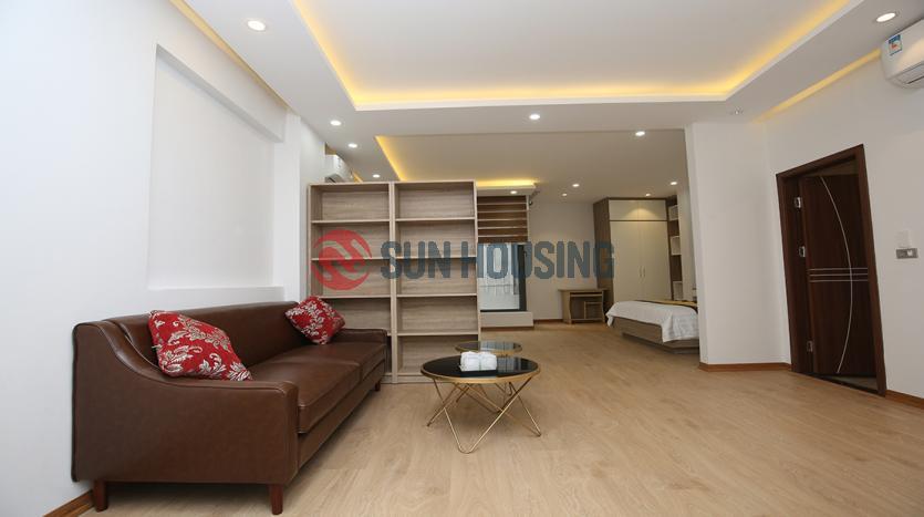 Studio serviced apartment Truc Bach with large size and bright light
