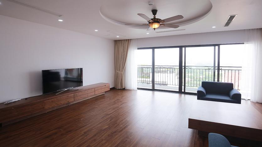 Furnished 3-bedroom duplex in Tay Ho with Lake view balcony