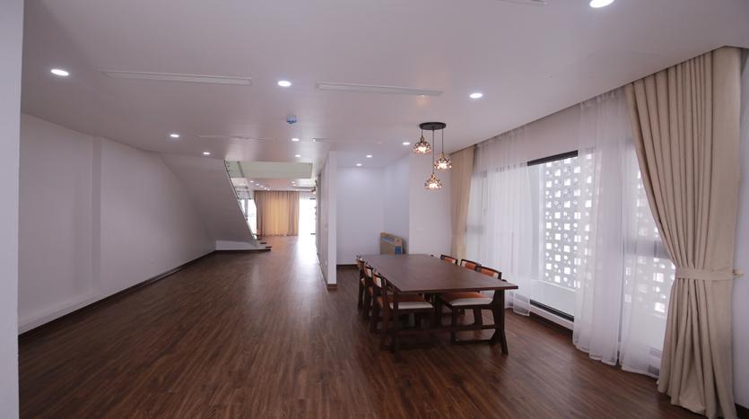 Furnished 3-bedroom duplex in Tay Ho with Lake view balcony