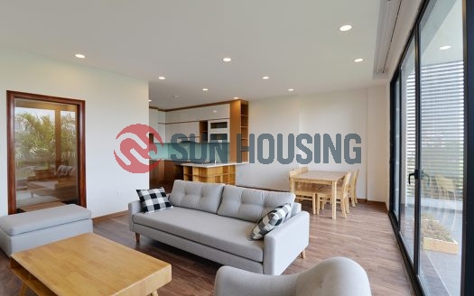 Newly built 2-bedroom apartment Ba Dinh to let with lake view and modern design (1)