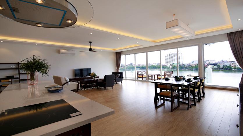 luxurious 3-bedroom apartment for rent in Quang AnTay Ho Hanoi