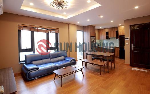 Industrial 2-bedroom apartment in Tay Ho | Balcony open city view