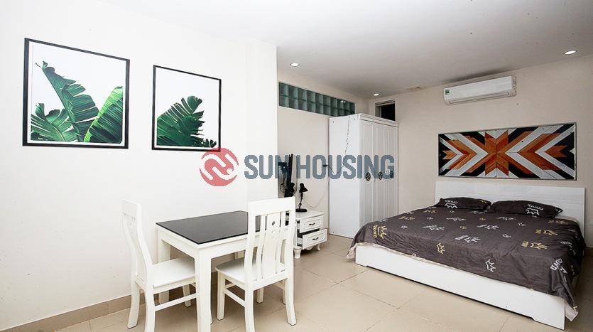 One-bed studio Westlake Hanoi for rent, fully furnished.