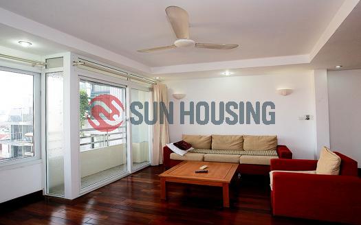 Two-bedroom serviced apartment Westlake Hanoi with balcony