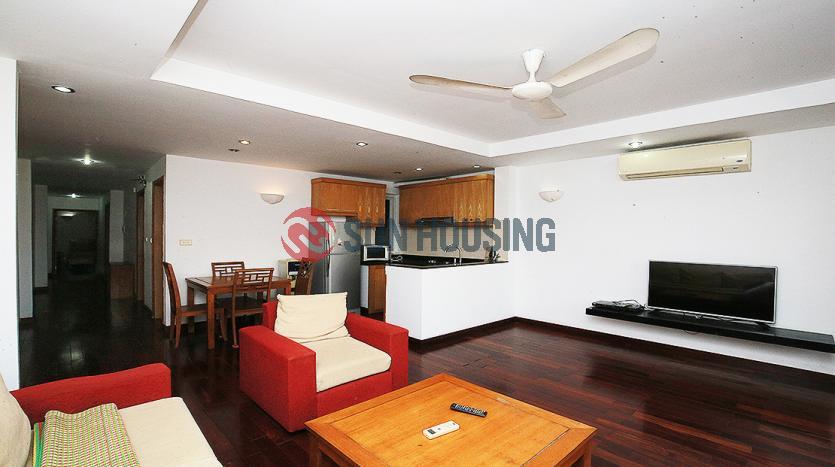 Two-bedroom serviced apartment Westlake Hanoi with balcony