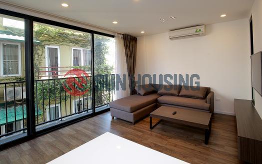 Furnished two-bedroom serviced apartment for rent in Tay Ho Hanoi