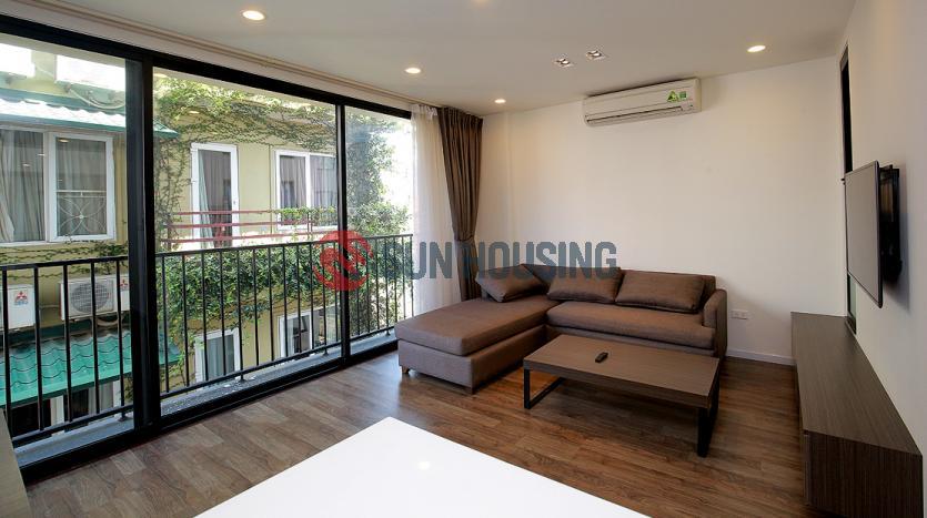 Furnished two-bedroom serviced apartment for rent in Tay Ho Hanoi